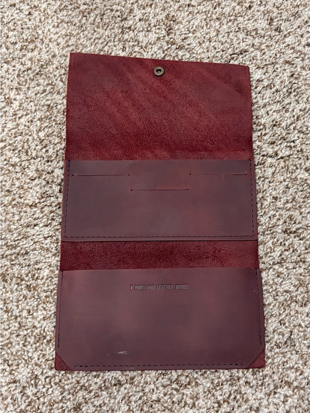 Portland Leather Wine Rancher’s Wallet - Picture 2 of 5